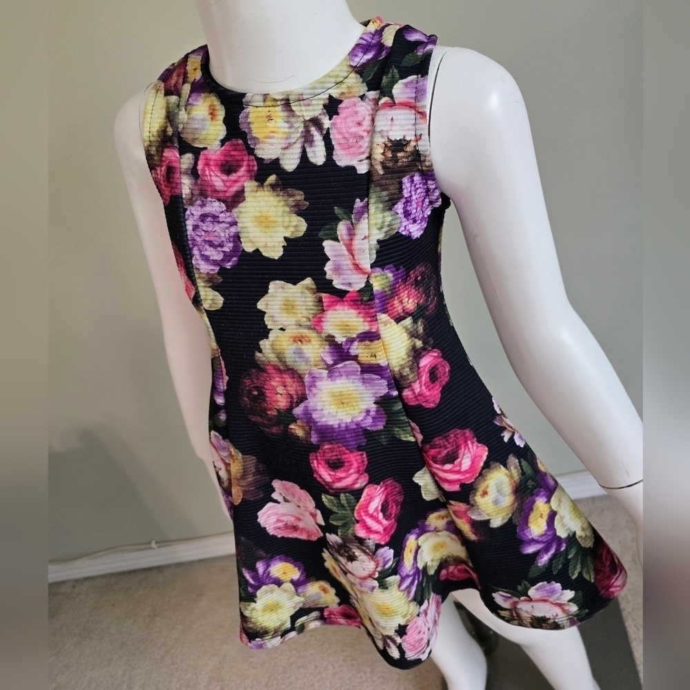 Young Dimensions GIRLS Size 3-4 104cm Sleeveless Floral Dress